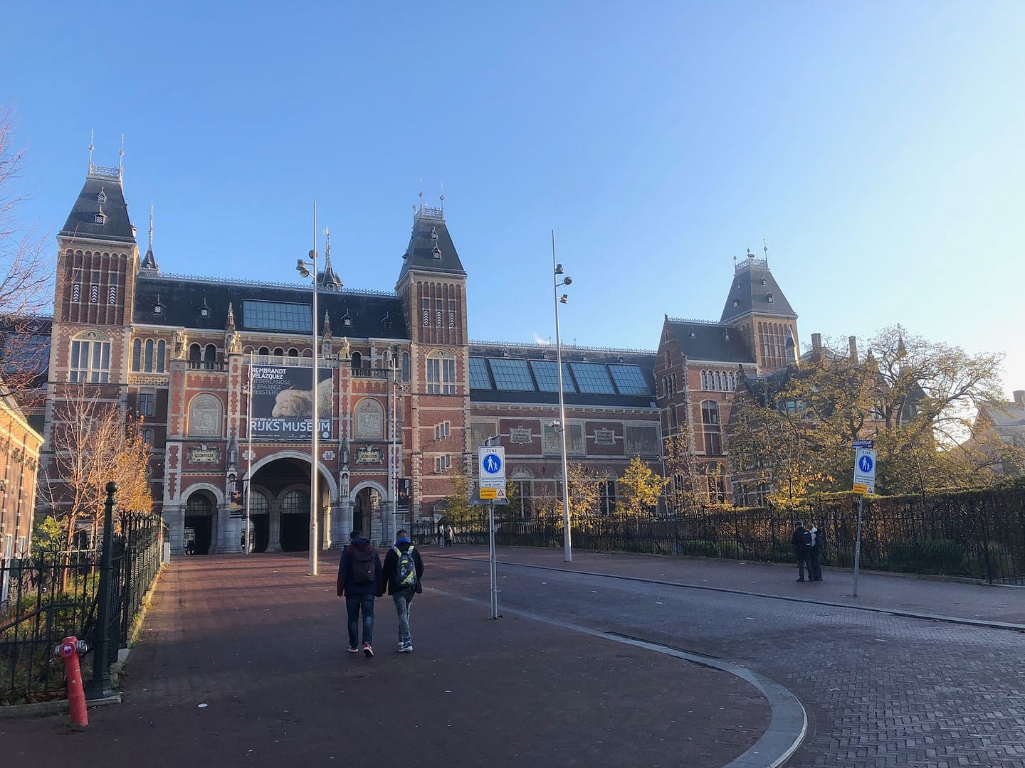 Rijkmuseum Amsterdam from museumplein